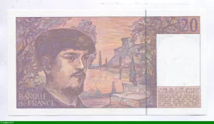 20 FRANCS DEBUSSY - Type 1980 à fil sécurité