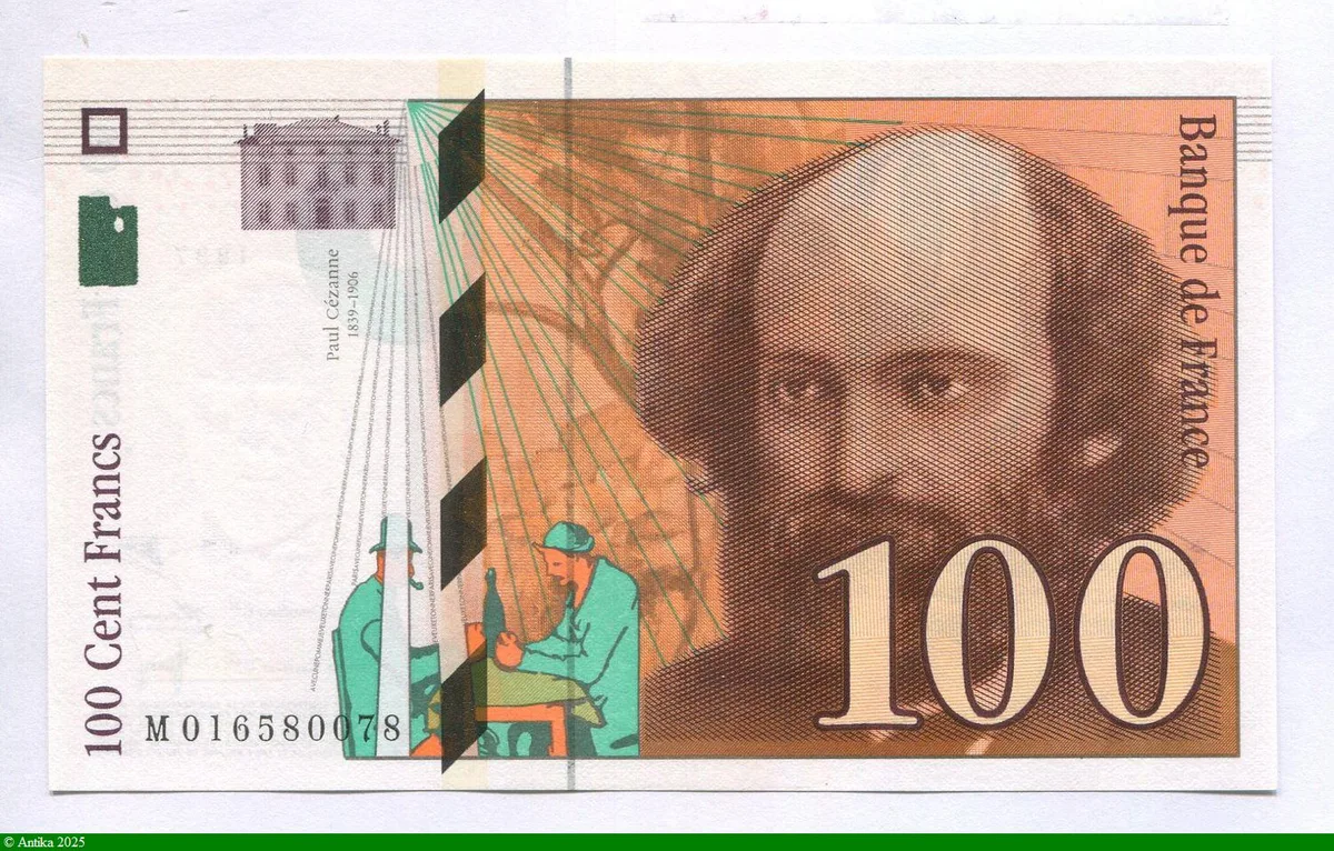 100 FRANCS CEZANNE -Type 1997