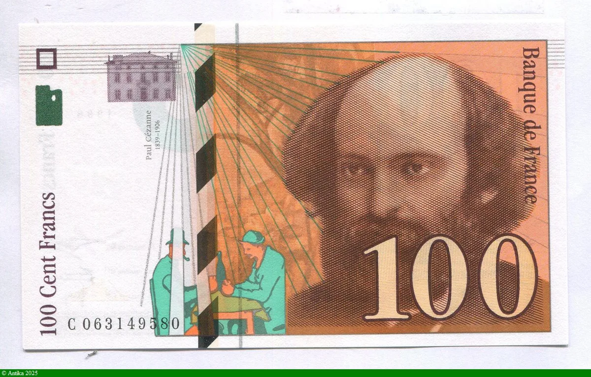 100 FRANCS CEZANNE -Type 1997