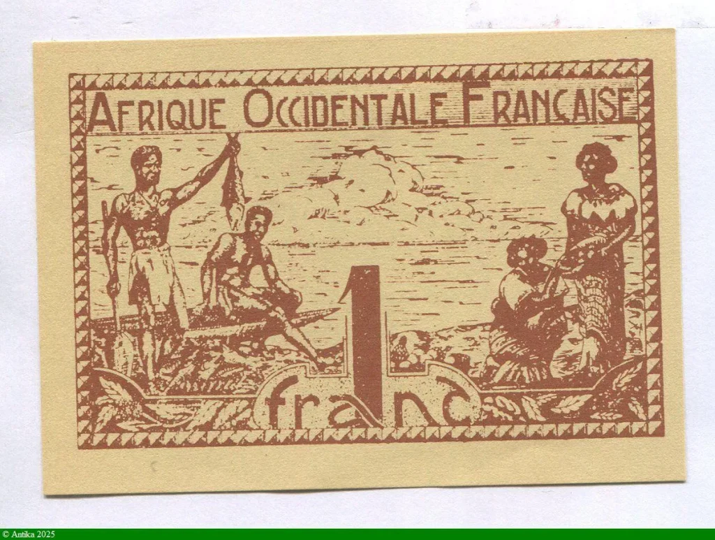 1 FRANC Brun Pêcheurs