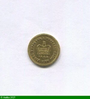 1/3 GUINEE GEORGES III Londres 2,79 gr RARE