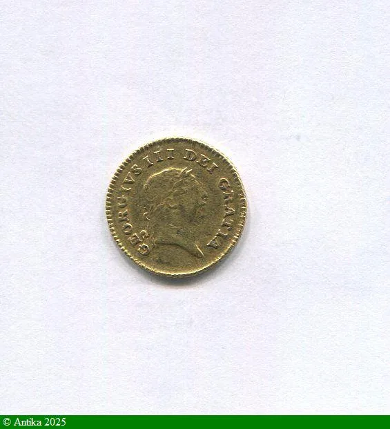 1/3 GUINEE GEORGES III Londres 2,79 gr RARE