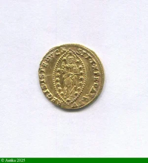 SEQUIN OR Venise M.A JUSTINIEN DOGE 1684-1688 3,49 gr