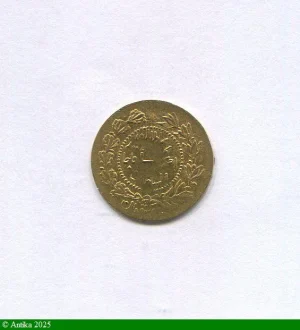 1/2 TOMAN AHMUD CHAH 1919-1925 1,45 gr