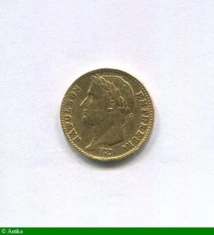 20 FRANCS OR NAP EMP revers EMPIRE