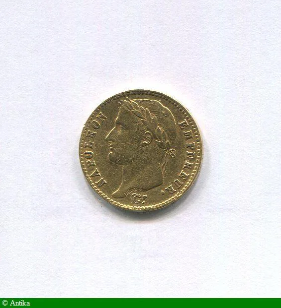 20 FRANCS OR NAP EMP revers EMPIRE