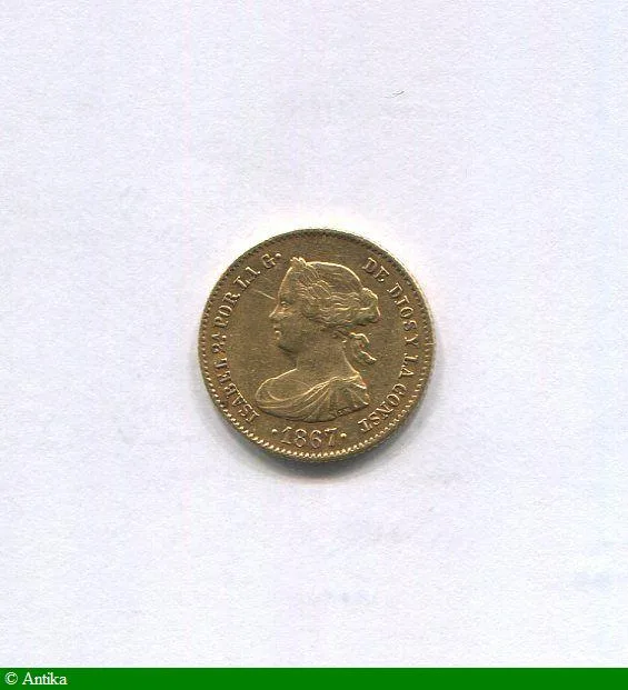 4 ESCUDOS ISABELLE II Madrid 3,40 gr