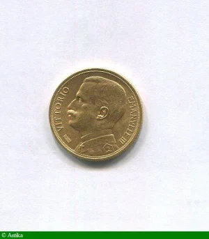 20 LIRE VITTORIO EMANUELE III 6,45 gr