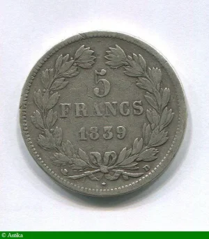 5 FRANCS T.L
