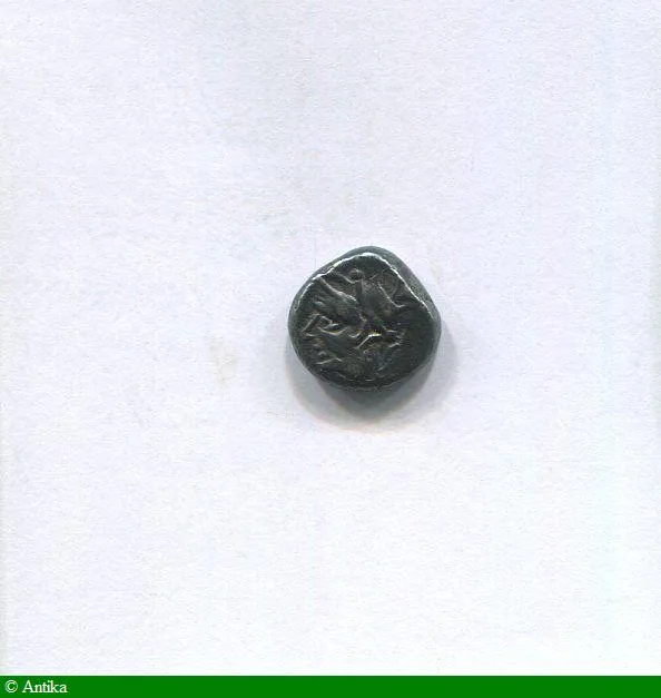 DENIER Argt à l’HIPPOCAMPE Tête à gauche Ier Siècle Avt JC 2,77 gr