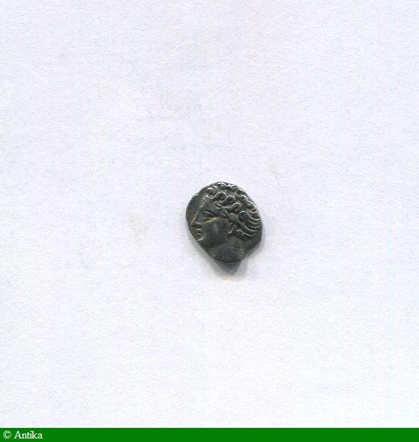 OBOLE Argt MA Tête à gauche 121-82 Avt JC 0,57 gr
