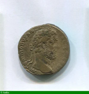 SESTERCE ROME 187 R/LA VIRTVS 22,24 gr