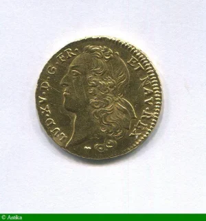 Double louis d'or au bandeau