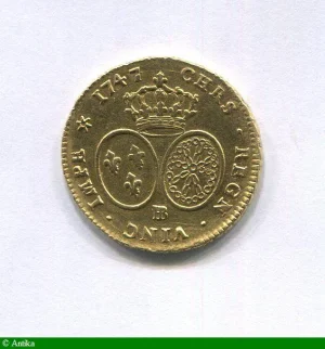Double louis d'or au bandeau