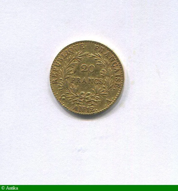 20 FRANCS OR BONAPARTE Ier CONSUL