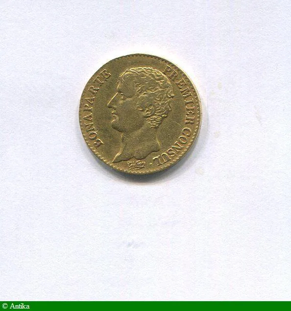 20 FRANCS OR BONAPARTE Ier CONSUL