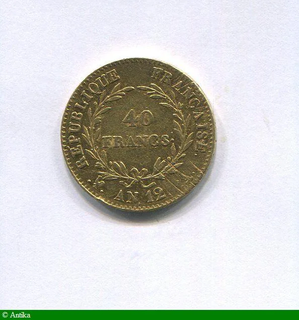 40 FRANCS OR BONAPARTE Ier CONSUL