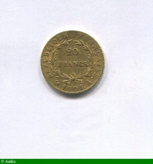 20 FRANCS OR NAP Ier T.N