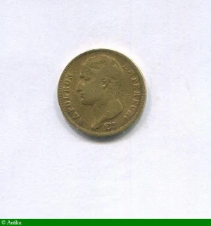 20 FRANCS OR NAP Ier Type transiotoire "Grosse tête"