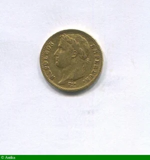 20 FRANCS OR NAP EMP revers EMPIRE