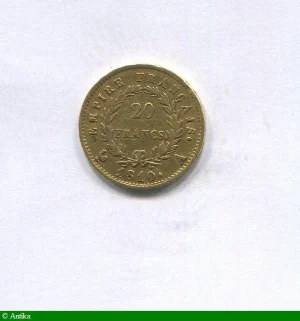 20 FRANCS OR NAP EMP revers EMPIRE