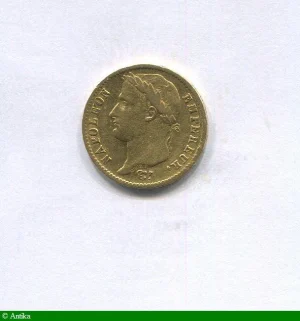 20 FRANCS OR NAP EMP revers EMPIRE