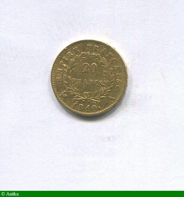 20 FRANCS OR NAP EMP revers EMPIRE