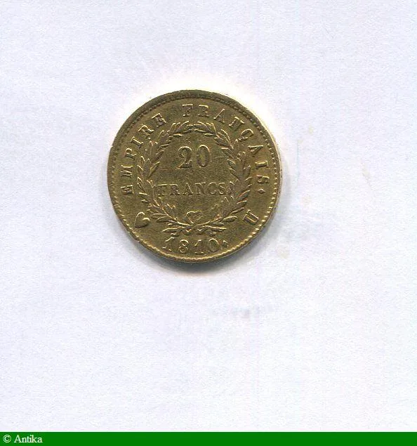 20 FRANCS OR NAP EMP revers EMPIRE