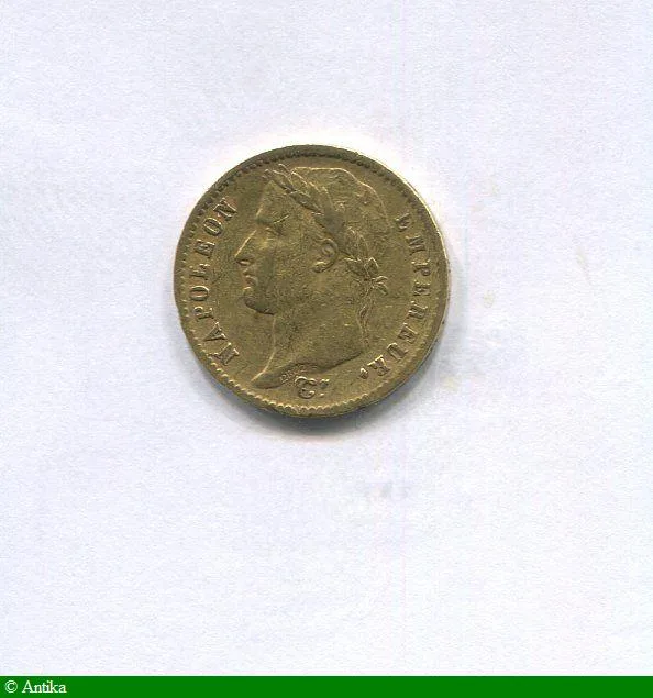 20 FRANCS OR NAP EMP revers EMPIRE
