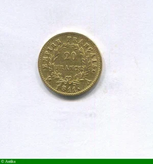 20 FRANCS OR NAP EMP revers EMPIRE
