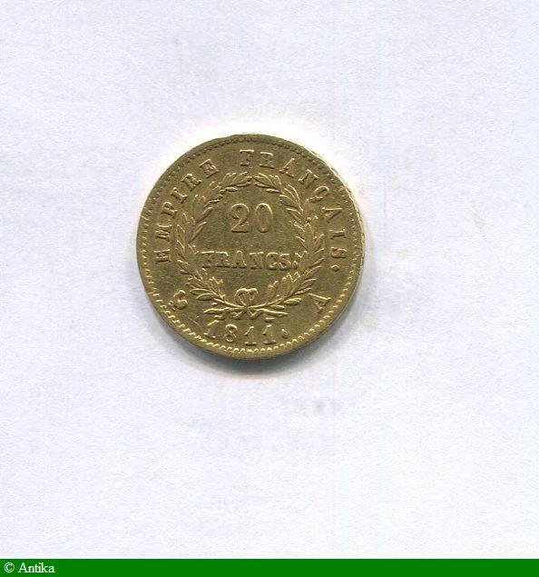 20 FRANCS OR NAP EMP revers EMPIRE