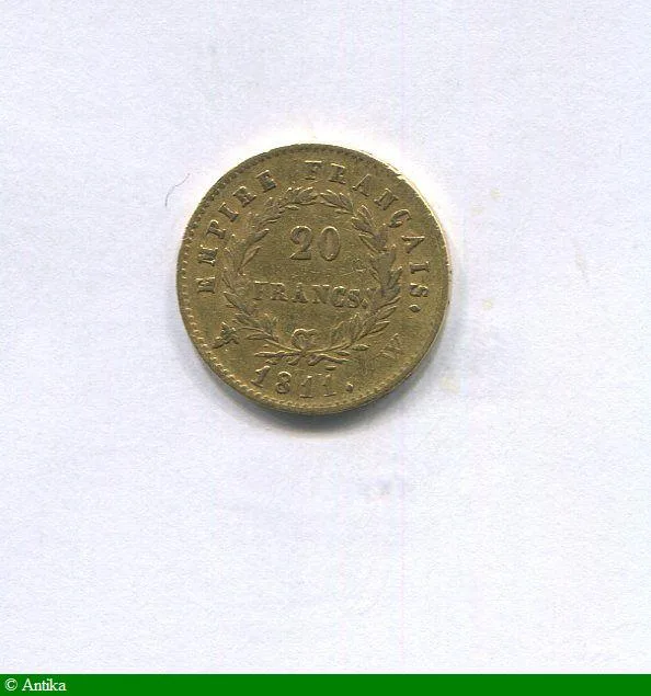20 FRANCS OR NAP EMP revers EMPIRE