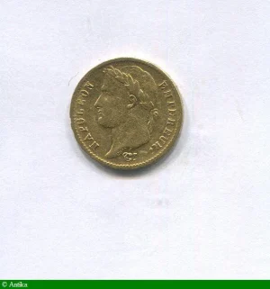 20 FRANCS OR NAP EMP revers EMPIRE