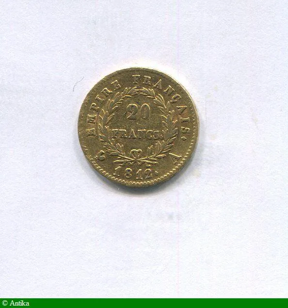 20 FRANCS OR NAP EMP revers EMPIRE