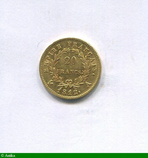 20 FRANCS OR NAP EMP revers EMPIRE