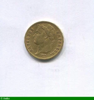 20 FRANCS OR NAP EMP revers EMPIRE