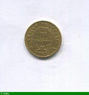20 FRANCS OR NAP EMP revers EMPIRE