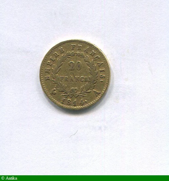 20 FRANCS OR NAP EMP revers EMPIRE