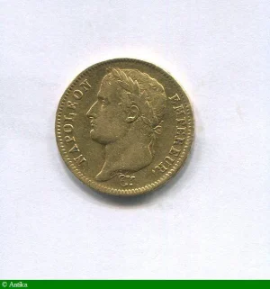 40 FRANCS OR NAP EMP revers EMPIRE
