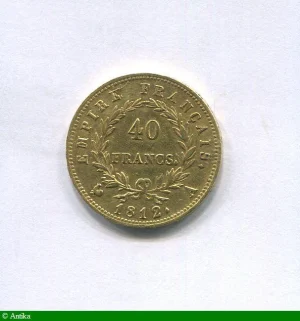 40 FRANCS OR NAP EMP revers EMPIRE