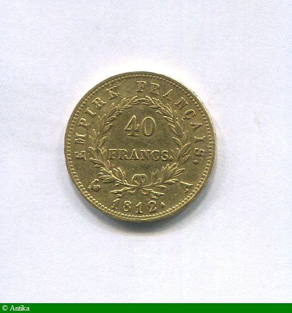 40 FRANCS OR NAP EMP revers EMPIRE