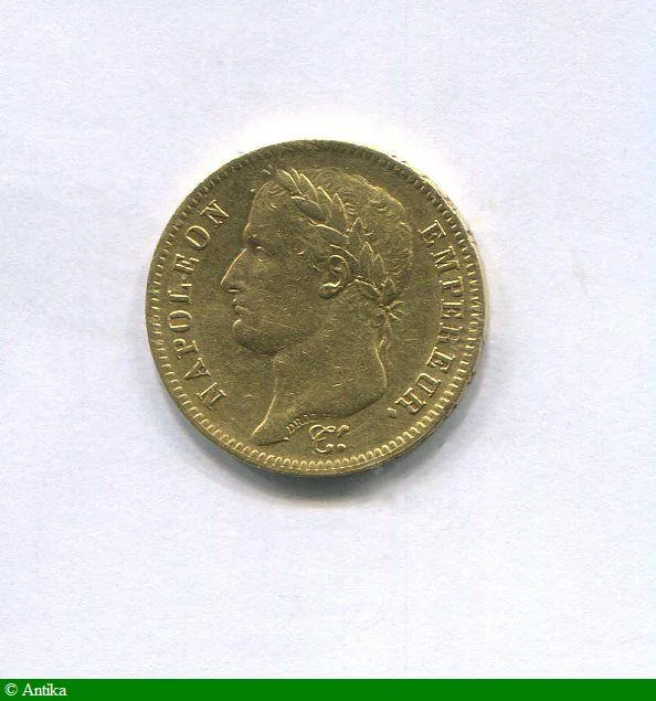 40 FRANCS OR NAP EMP revers EMPIRE