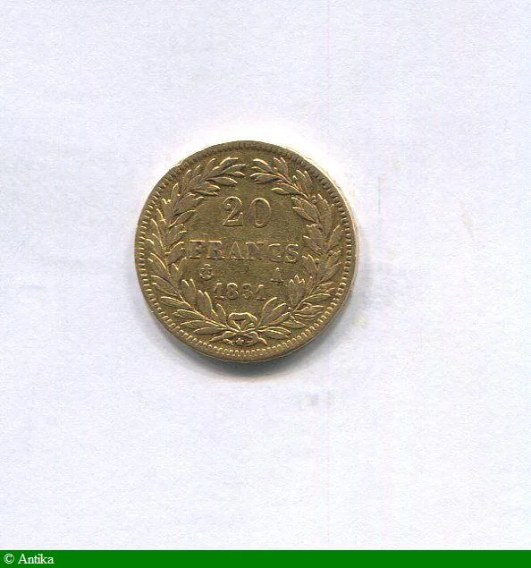20 FRANCS OR T.N Tranche en relief