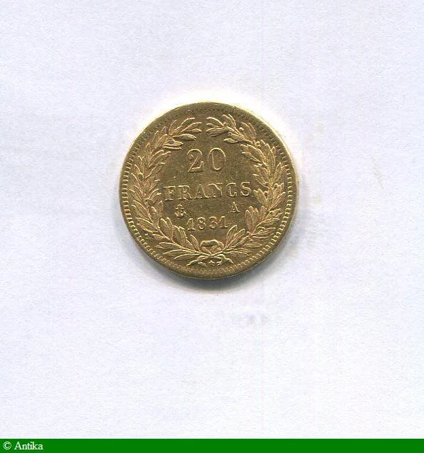 20 FRANCS OR T.N Tranche en relief