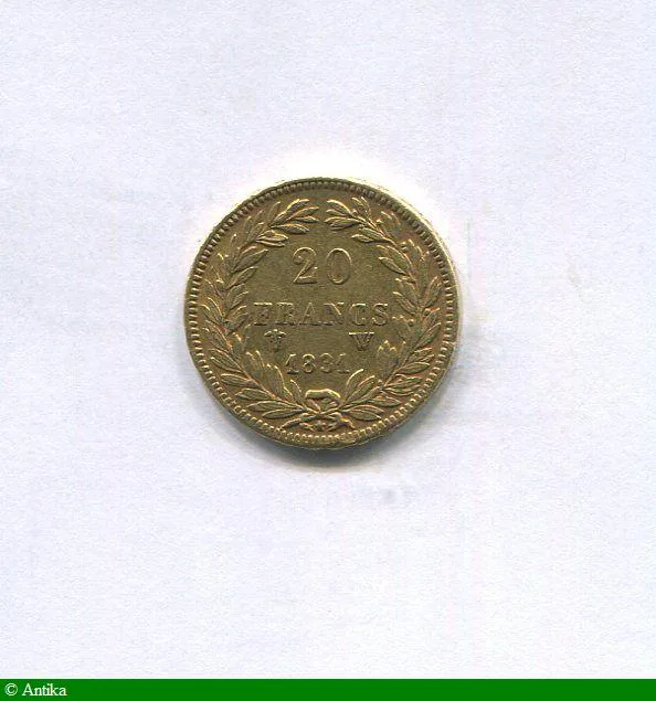 20 FRANCS OR T.N Tranche en relief