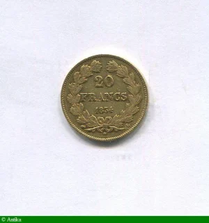 20 FRANCS OR T.L