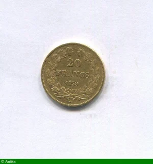 20 FRANCS OR T.L