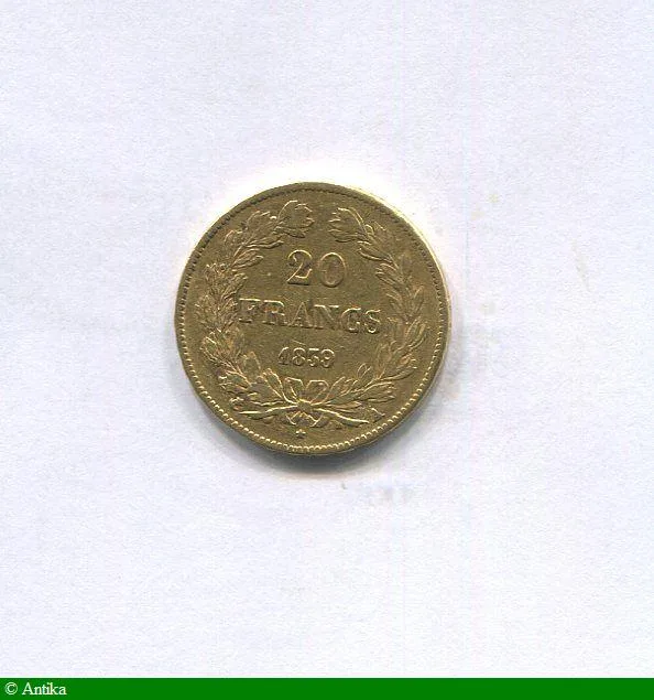 20 FRANCS OR T.L