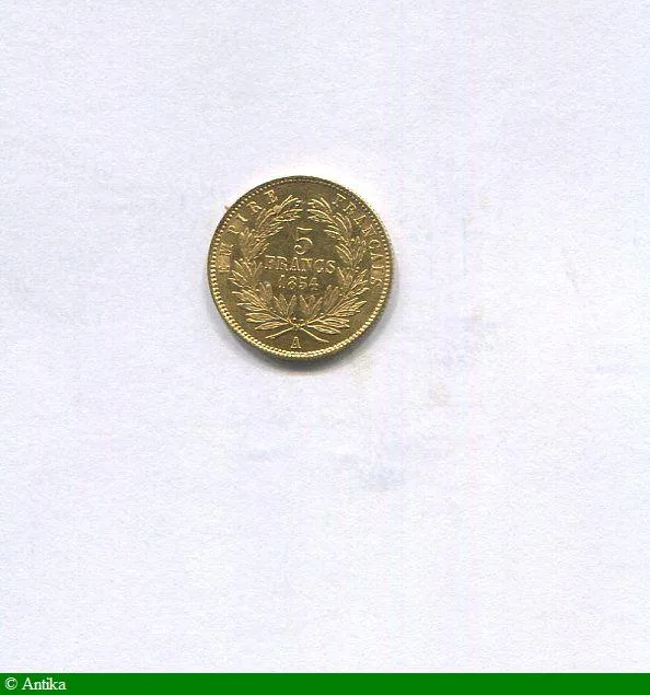 5 FRANCS OR Petit module NAP III T.N