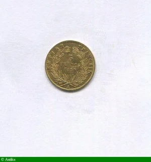 5 FRANCS OR NAP III T.N